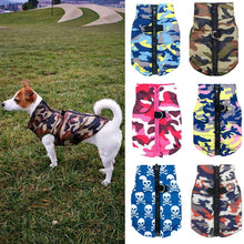 تحميل الصورة في عارض المعرض ، Waterproof Dog Coat Winter Puppy Clothes Camo Pattern Small Dog Jacket Chihuahua Yorkie Clothing petshop ropa para perro XS-L