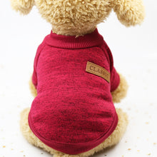 تحميل الصورة في عارض المعرض ، Classic Warm Dog Clothes Puppy Pet Cat Clothes Sweater Jacket Coat Winter Fashion Soft For Small Dogs Chihuahua XS-2XL