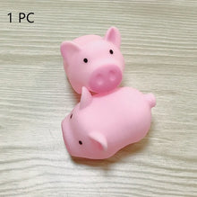 تحميل الصورة في عارض المعرض ، Dog Chew Toy Fruit Vegetable Chicken Drum Bone Squeak Toy for Cat Pets Plush Red Pepper Eggplant Radish