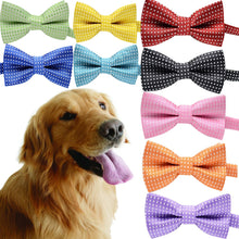 تحميل الصورة في عارض المعرض ، Dog Puppy Cat Kitten Pet Toy Kid Bow Tie Necktie Clothes Adjustable Mascotas Perro Pet Supplies Polyester 5*10cm
