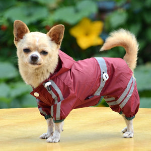 Dog Raincoat Waterproof Rain Coat Clothes for Dogs Outdoor Walking Pets Rainy Wearing Clothing Hoodie Apparel