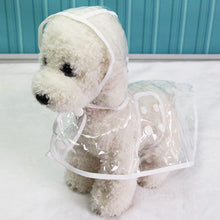 تحميل الصورة في عارض المعرض ، Transparent Raincoats XS-XL Dog Raincoat Spring Summer Rain Coats Dog Light Clothes Pet Accessories Puppy Rain
