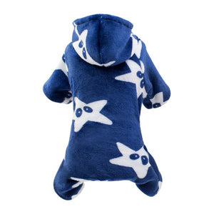 Dog Warm Winter Clothes Jumpsuit Puppy Cat Flannel 4-legged Coat Pet Clothing Outfit For Small Medium Dogs Cats Chihuahua