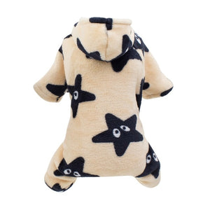 Dog Warm Winter Clothes Jumpsuit Puppy Cat Flannel 4-legged Coat Pet Clothing Outfit For Small Medium Dogs Cats Chihuahua