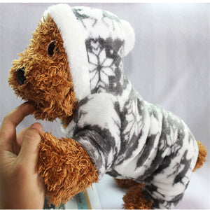 The New Autumn And Winter Snowflake Soft Fleece Dog