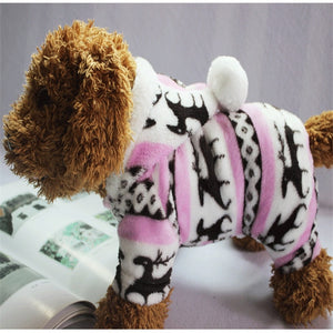 The New Autumn And Winter Snowflake Soft Fleece Dog