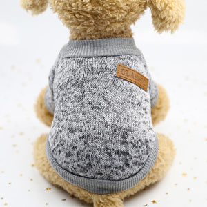 Classic Warm Dog Clothes Puppy Pet Cat Clothes Sweater Jacket Coat Winter Fashion Soft For Small Dogs Chihuahua XS-2XL