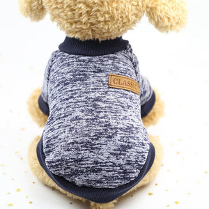 Classic Warm Dog Clothes Puppy Pet Cat Clothes Sweater Jacket Coat Winter Fashion Soft For Small Dogs Chihuahua XS-2XL