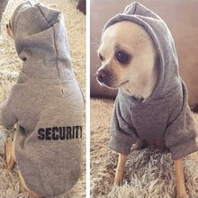 تحميل الصورة في عارض المعرض ، Security Dog Clothes Classic Pet Dog Hoodies Clothes For Small Dog Autumn Coat Jacket for Yorkie Chihuahua Puppy Clothing 10d3S1
