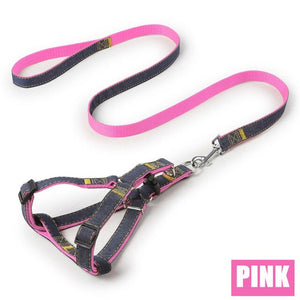 Dog Cat Collars Leashes Harness Leash Clip Pet Dog Car Belt Dog Safe High Quality Universal Nylon Dog Seat Belt Vest Denim Nylon