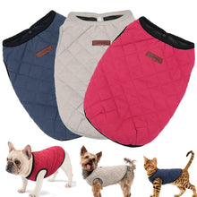 تحميل الصورة في عارض المعرض ، French Bulldog Chihuahua Dog Clothes Coat Pet Clothes Winter Puppy Cat Clothing Jacket For Small Large Dogs Cats Vest Ropa Perro
