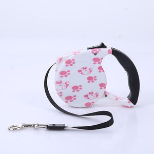 Dog Collar Leash Automatic Retractable Leash Harness Puppy Patrol Rope Walking Cat Traction Small Medium Dog Leash