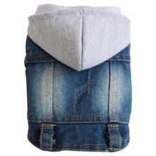 تحميل الصورة في عارض المعرض ، Denim Dog Clothes Cowboy Pet Dog Coat Puppy Clothing For Small Dogs Jeans Jacket Dog Vest Coat Puppy Outfits Cat Clothes
