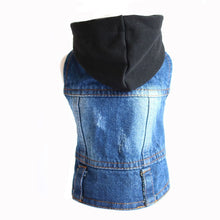 تحميل الصورة في عارض المعرض ، Denim Dog Clothes Cowboy Pet Dog Coat Puppy Clothing For Small Dogs Jeans Jacket Dog Vest Coat Puppy Outfits Cat Clothes
