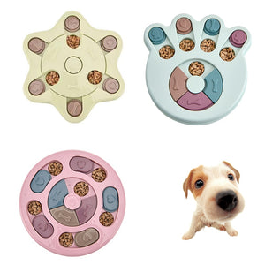 Toys Increase IQ Interactive Slow Dispensing Feeding Pet Dog Training Games Feeder For Small Medium Dog Puppy