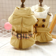 تحميل الصورة في عارض المعرض ، Dog Clothes Handsome Trench Coat Dress Pets Outfits Warm Clothes for Small Dogs Costumes Jacket Puppy Shirt Dogs
