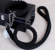 تحميل الصورة في عارض المعرض ، Dog Leashes Metal P Chain Buckle National Color Pet Traction Rope Collar Set For Big Dogs 1.2m Length
