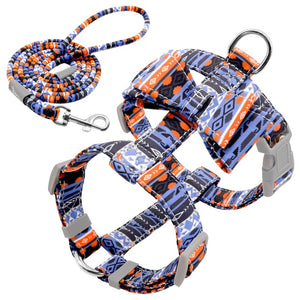 Dog Harness Leash Set Pet Puppy Bowknot Harness Vest Walking Leash For Small Medium Dogs Chihuahua Arnes Perro