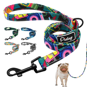 Dog Leash Printed Nylon Pet Leash Rope For Small Medium Dogs Soft Pet Walking Leashes Chihuahua Pitbull