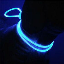 تحميل الصورة في عارض المعرض ، pièces multicolore LED collier pour animal de compagnie réglable nuit sécurité collier pour animal de compagnie lumière lumineuse Up animal de compagnie chien collier lumineux laisse
