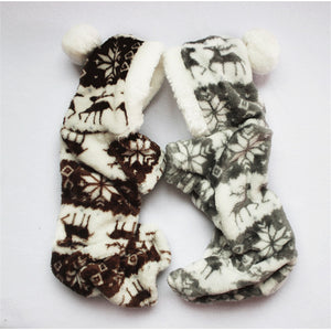 The New Autumn And Winter Snowflake Soft Fleece Dog